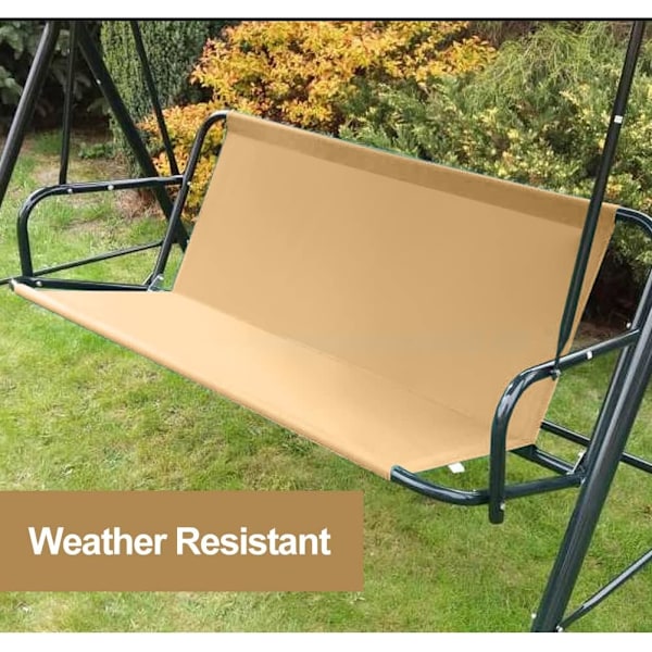 stk Hagesving Setetrekk, Hagestoltrekk Sving Setetrekk, 2 og 3 seter Off-white 150×50×10cm