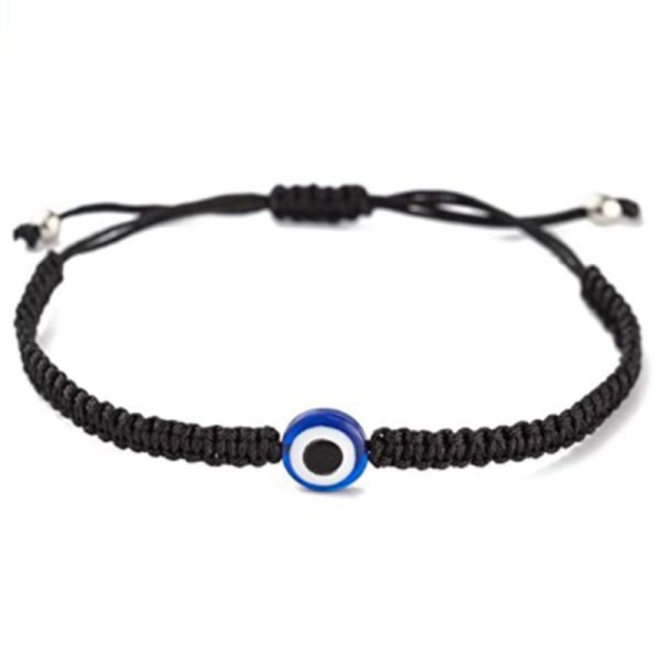 Håndlaget Ondt Øye Snøre Armbånd for Kvinner Menn Jenter Gutter B