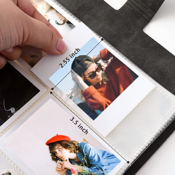 Instax-fotoalbum med 200 fickor för Polaroid Snap & SnapTouch Zip Mint och Fujifilm Instax Mini 11 90