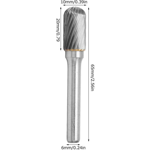 Karbid roterende burr, roterende fil for luftfart, bilindustri, skip S