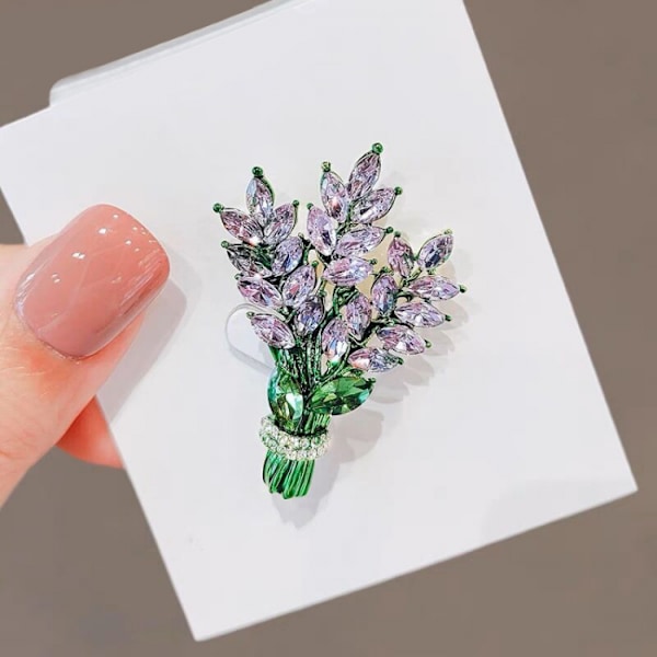 Lavendelblomst Brosche Tøj Brosche Pin Dame Brosche Dekorativ