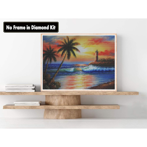 5D Diamantmaleri Fyr 30x40cm Stil 11