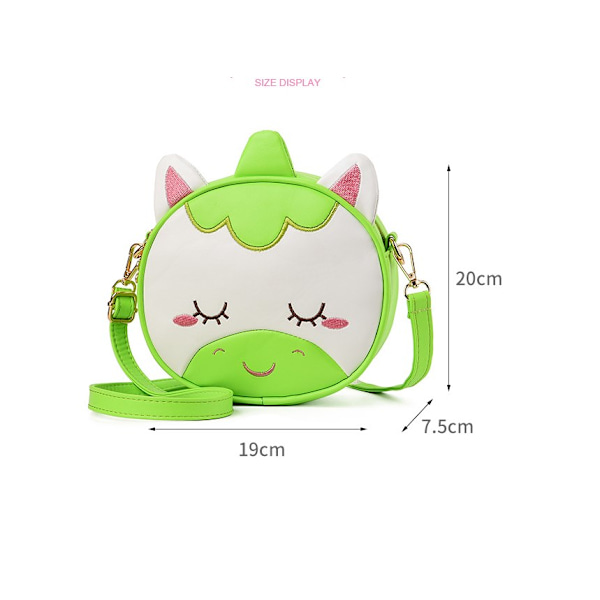 Olkalaukku pienille tytöille, söpö pienten tyttöjen käsilaukku olkalaukku PU-nahkainen crossbody-laukku tytöille