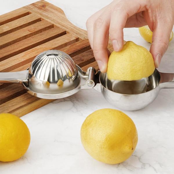 Manuel Citronpresser, Manuel Citruspresser, Manuel Citruspresser i 304 Rustfrit Stål, Antikorrosion, til Citron, Appelsin
