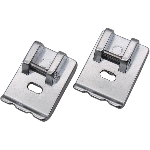2 stk. Metal Piping Fødder/Piping Fødder Passer til Janome, Kenmore, Brother