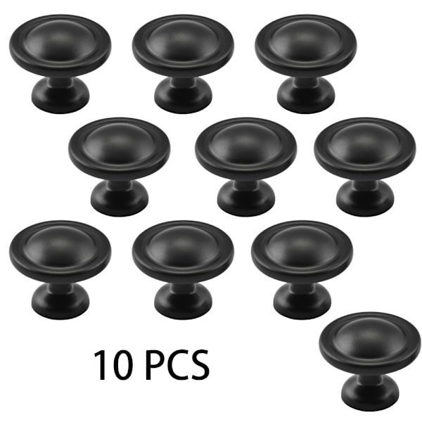 Set med 10 köksknoppar 1-1/5\" Lådhandtag Kommod