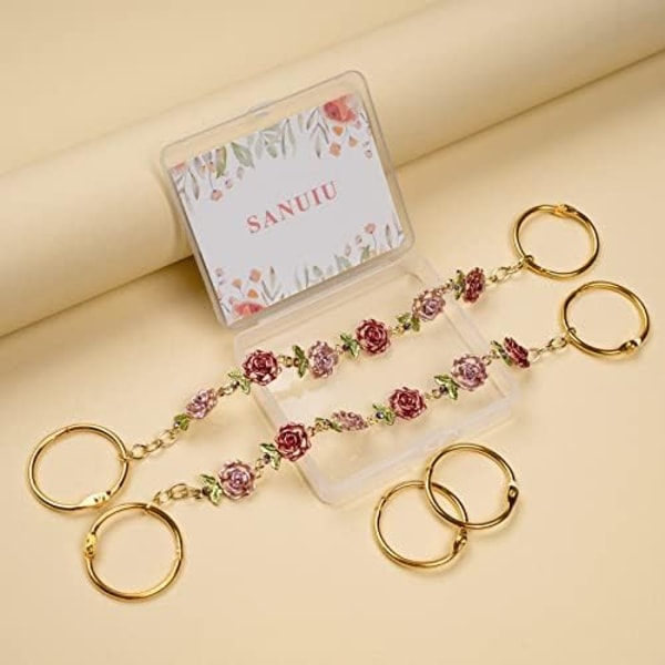 Bling Sko-Kæder til Bryllup, Luksuriøse Roseblomst-Kæder til Piger og Kvinder, DIY Sko-Dekorationer til Sandaler, Brud
