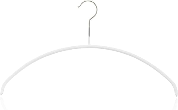 Ekonomiska P-galgar, för T-shirts, 10-pack, 40 cm, vit