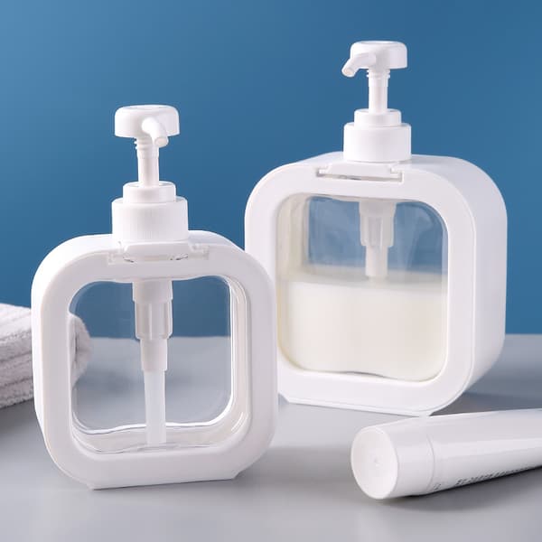 Pieces Fyllbare Kjøkken- og Badesåpedispensere, Oppvaskmiddeldispenser, 300ML