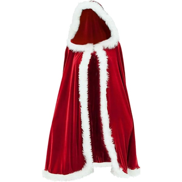(Rød, 100 cm)Julekostumer Cape Multi Use Christmas Cardigan L