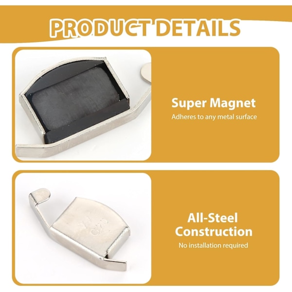 Pieces 5,5×2,4cm Magnetiska Sömnadsguider, Magnetisk Sömnadsguide för Symaskin, Symaskinsguide, Magnetiska Guide Sömnadstillbehör, Universal Ma