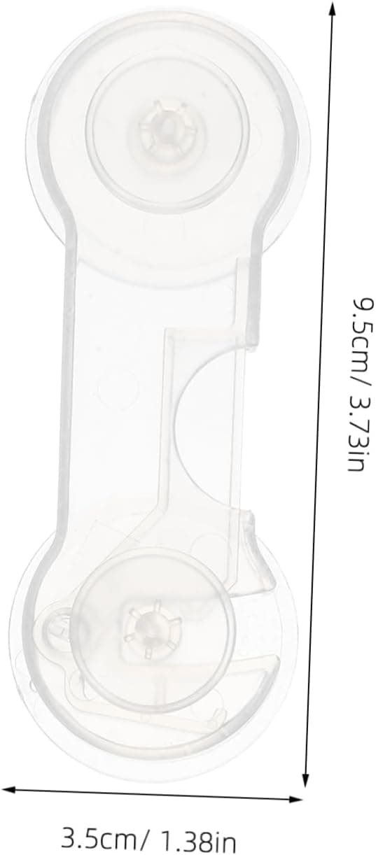 10 Stycken Barnsäkerhetsspärrar Barnsäkra Lås Barnsäkerhetsskåpslås ABS Transparent