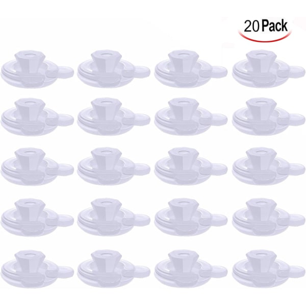 20-pack Quiltklämmor, Transparenta Hållbara Plastklämmor för Quilt