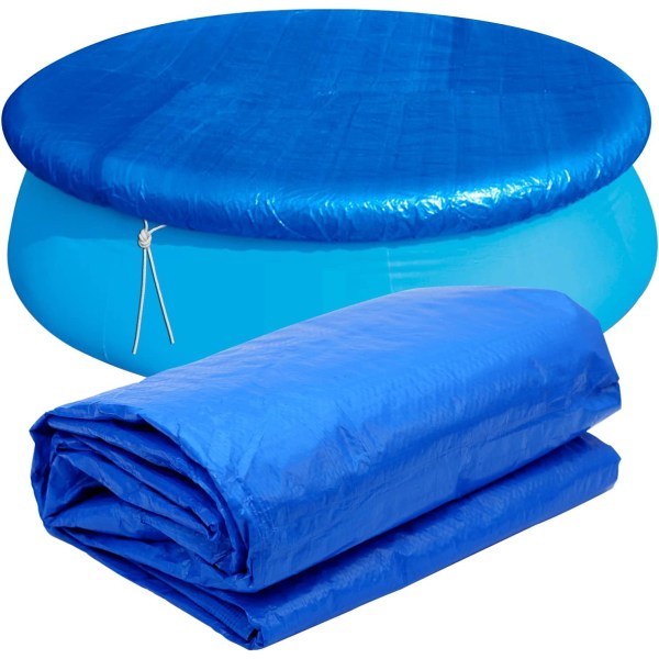 Rund poolskydd för 6ft rund pool, uppgraderat material, tjockare a