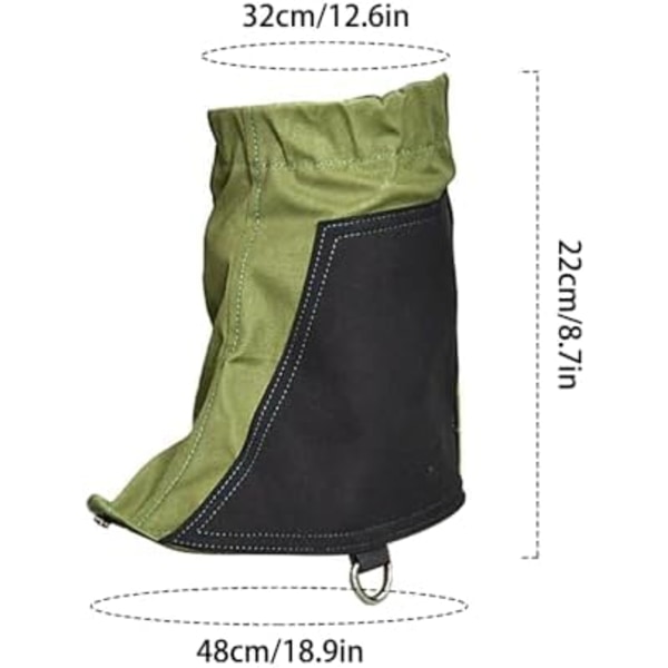 32-48cm 1 Par Ankel Gaiters, Vanntette Beingaite Gaiters Sko Gaiters med Trekksnorpose for Vandring Jakt Gåing Ryggsekk