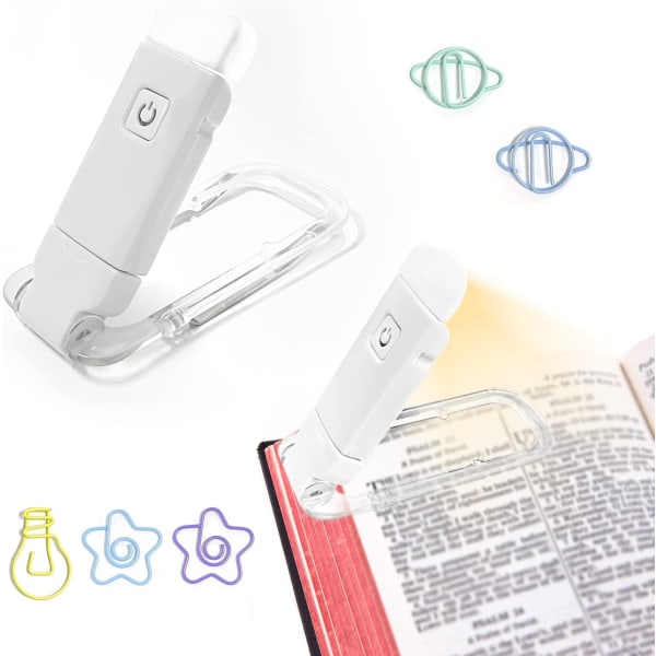 Sininen Dream 1 taitettava USB-lukulamppu, pieni ja kevyt, pr
