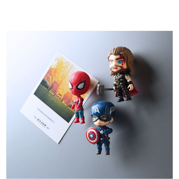 6 kpl Avengers magneettiset jääkaapin tarrat - Avengers jääkaapin D