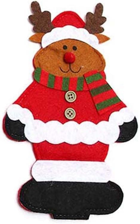 Julebestikpose Julekniv Gaffel Bestikholderpose Kniv