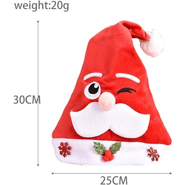 2 st jultomteluvor för barn, tomteluva med söt