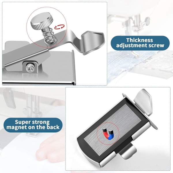 Magnetisk Sömnadsguide - Magnetisk Sömnadsguide - Råd och Verktyg för Symaskiner - Symaskinstillbehör - Multifunktionellt Fixeringsverktyg