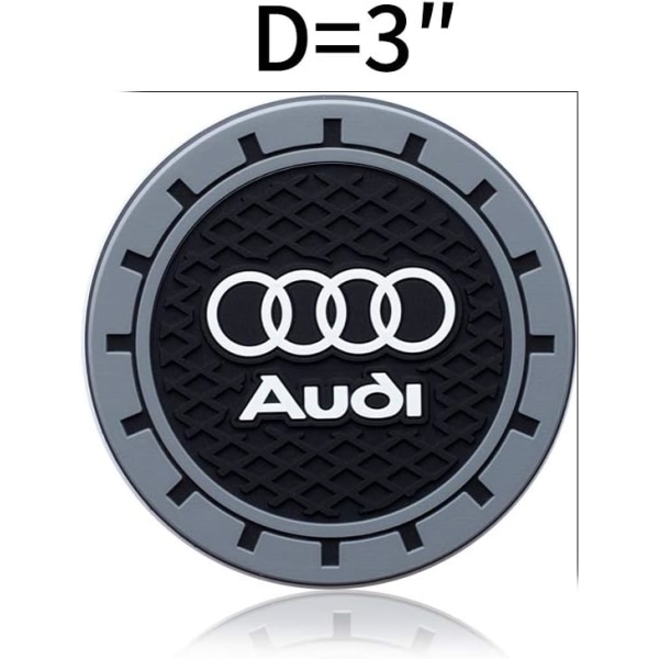Bil mugghållare underlägg för Audi A1 A3 RS3 A4 A5 A6 A7 RS7 A8 Q3