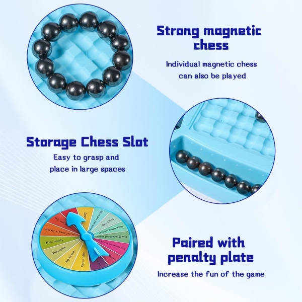 Magnetisk sjakkspill, 2024 Nytt magnetisk spill pedagogiske brikker