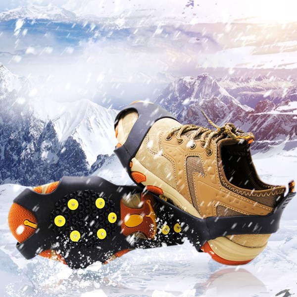 （170 mm） Stegjern, sklisikre sko/støvler Snow Studs Grips Stegjern