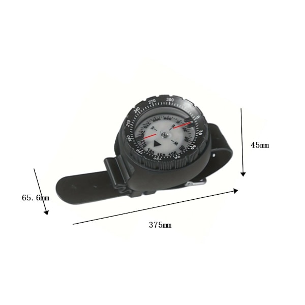 Handledskompass, Dykarklockskompass Vattentät Utomhus Klockarmband Bärbar Kompass Hög Precision Pr
