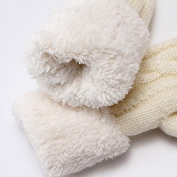 Vinterhandsker til kvinder Varme vanter med foring - tykke, komfortable
