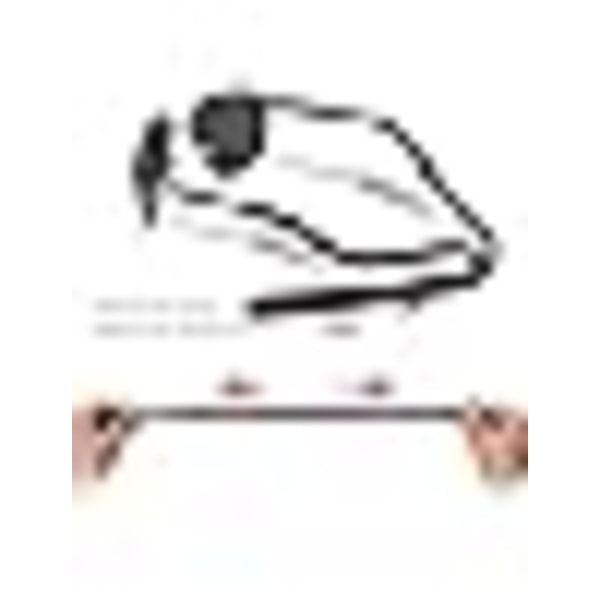 (2 STK) Sportsbrille Stropp Justerbar Solbrilleholder for Menn Kvinner