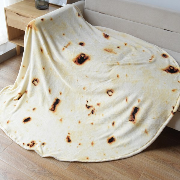 Burritos Tortilla 78,7 tommer dobbeltsidet tæppe til voksne