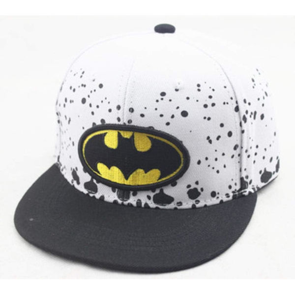 Hvid Børn Bat Superman Broderet Baseball Cap Hip Hop Stre