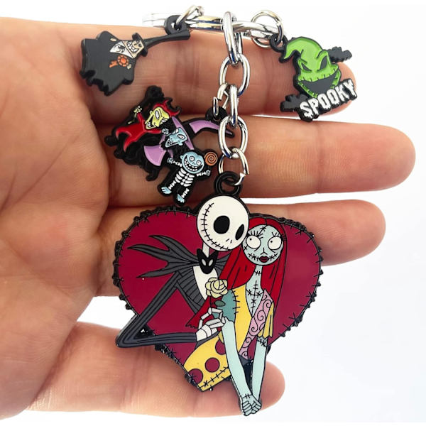 Nightmare Before Christmas Nøglering Gyser Nøglering Gave til Kvinder