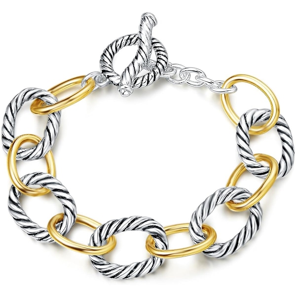 Armbånd Smykker Kabelledning Vintage Valentinsdag Julegave