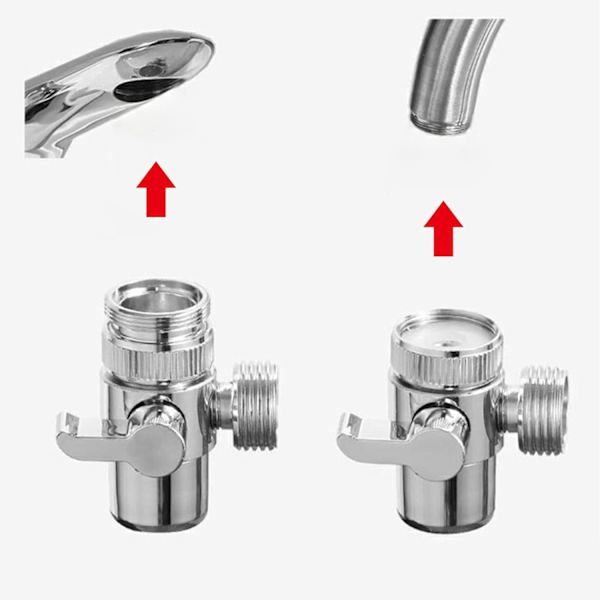 3-vejs bruseaflederventil, M22 x M24 bruseadapter, bruseaflederventil