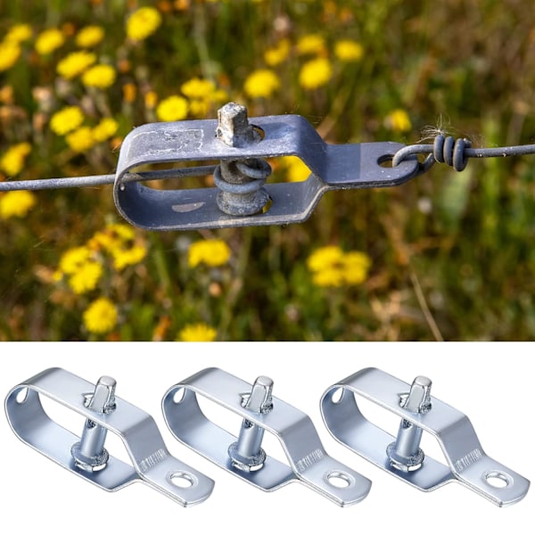 10 stk. Wire Rope Tensioner, Gjerde Tensioner, Piggtråd Tensioner, Tau Tensioner Koblingssett for Spente Tråder (S