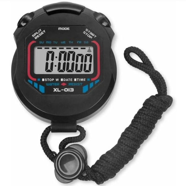 Digitaalinen kädessä pidettävä sekuntikello urheilu watch XL-