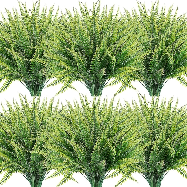 20 bunter kunstige planter, falske Boston Fern Greenery Outd