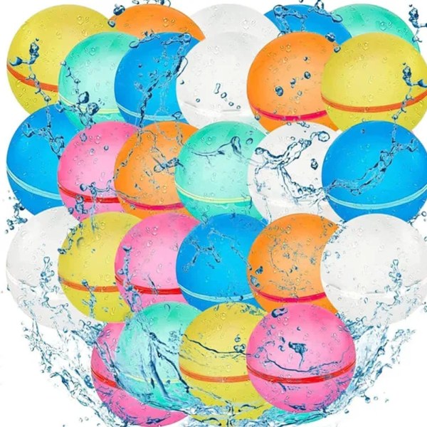 Återanvändbara vattenballonger Sommarleksaker för barn 24 st 24 st 24pcs