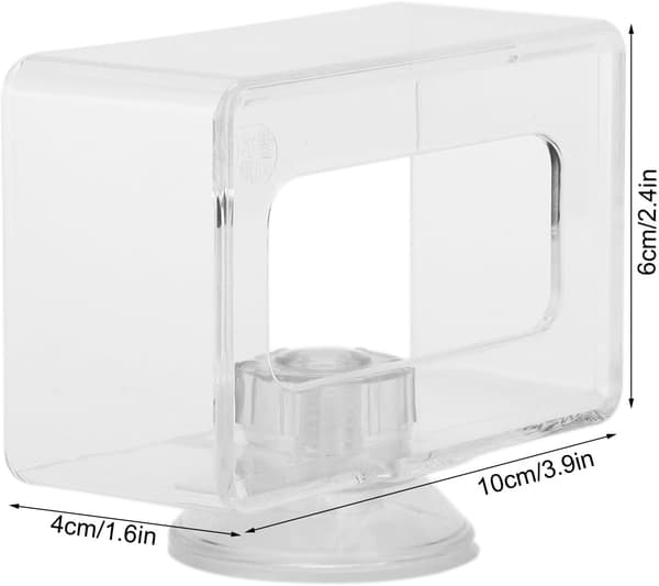 Anti-Flydende Akvariefoderring Transparent Fiskefoder Akryl Fiskefoder Fiskefoderring Ringe
