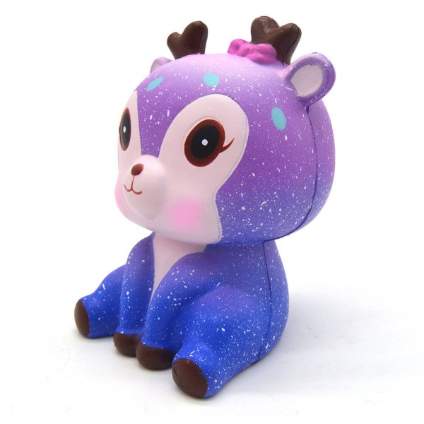 1 Pakke Galaxy Kawaii Galaxy Hjort Slow Rising Jumbo Squishy Sque