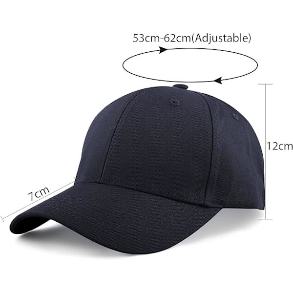 Baseball Cap Mænd Kvinder Cap Justerbar Bomuld Udendørs Løb Leis
