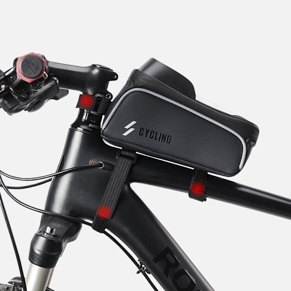 Cykeltelefon Väska Fram Ram Väska Överrör Väska Cykling
