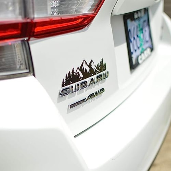 (17,5×5×0,1 cm) Vuoristo Autotarrat, Leirintätarra, Autotarra Vuoristometsä Vinyyli, Graafiset Tarrasarjat Auto Peräkärry Matkailuauto Moottorikoti