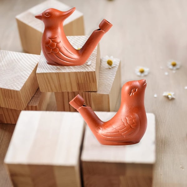 2 st Fågelvattenvisselpipor Warbler Fågelvisselpipa Fågelkallvisselpipa Fågelvisselpipa Tunga Fågelkallare Lila Lergodsvatten