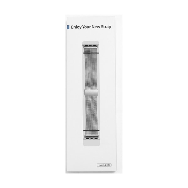 Kompatibel med iwatch armband (silver)