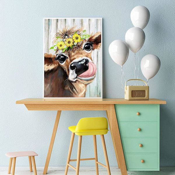 MH-(30x40cm)5D Diamantmaleri Kits til voksne og børn begyndere, DIY F