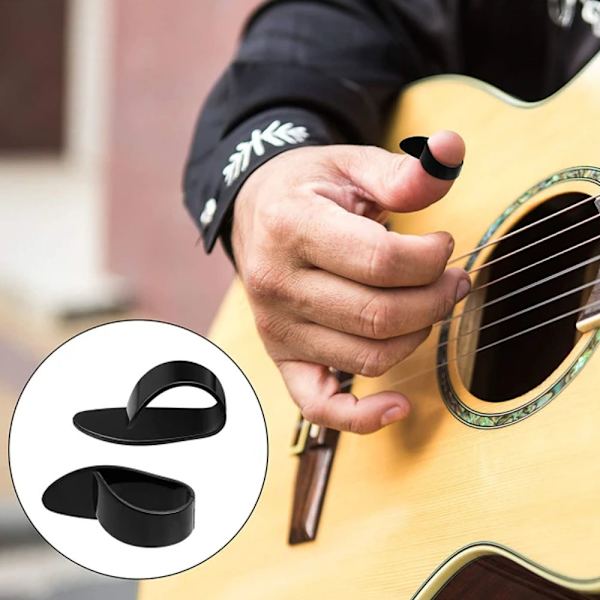 12 set fingerpicks i stål för gitarr, banjo och andra