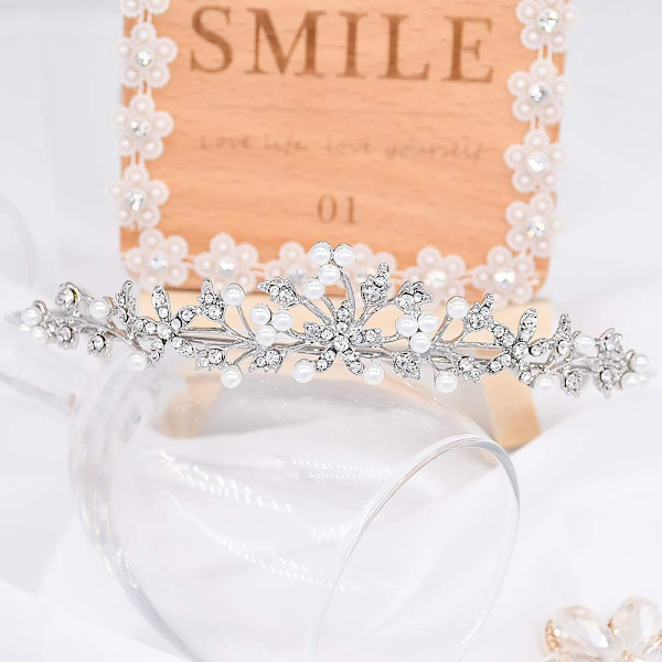 Rhinestone Krystall Tiara og Kroner Hodebånd For Kvinner Bursdag Pageant Bryllup Prom Prinsesse Krone