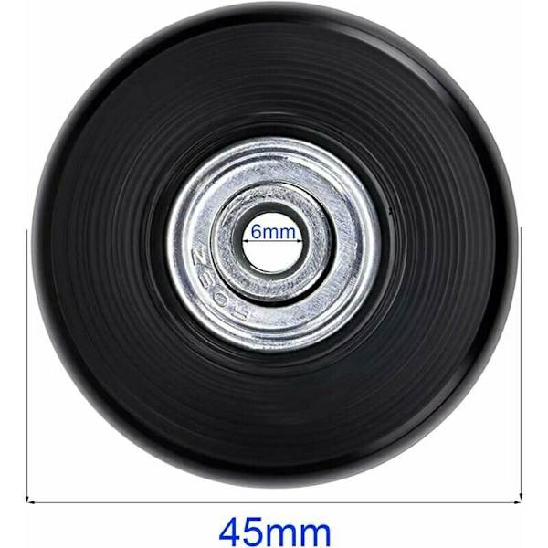 Hjulbytesats för resväskor [45 mm] Resväska Hjul Bagage Sui